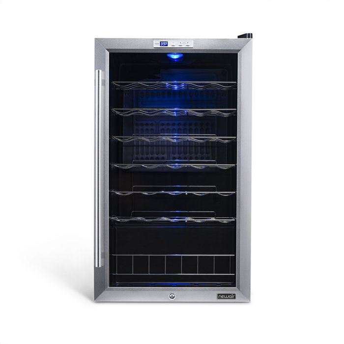 NewAir 33 Bottle Compressor Wine Cooler, Stainless Steel & Reviews